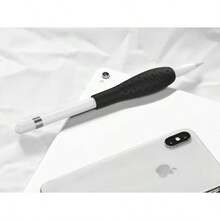 Moko - Juego de 2 Fundas Protectoras de Silicona para Apple Pencil de 1ª y 2ª generación Color Negro y Rojo - NegroRojo - Ver 6