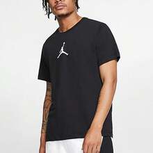 Nike Jordan Air Jordan Jumpman Logo 印花圆领短袖T恤 - 黑色 - 查看 4