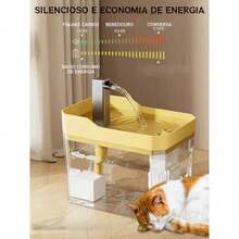 Automatic Water Dispenser For Cats In Two Colors, 1.5L Capacity, With Water Purifier And Filter. - 1500ml - View 3