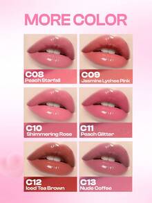 Son dưỡng môi COLORKEY, kết cấu bóng như gương, dầu dưỡng môi làm đầy đặn, công thức lâu trôi không bết dính, phục hồi các nếp nhăn trên môi, tinh chất dưỡng môi, tạo lớp trang điểm môi tinh tế, son dưỡng môi, son bóng, son làm đầy môi, chăm sóc môi, mỹ phẩm trang điểm mặt dành cho phụ nữ và bé gái, phong cách trang điểm retro Y2K thập niên 90, màu sắc tuyệt vời cho quà tặng sinh nhật, tiệc tùng kỳ nghỉ. - Trà nâu C12 - Xem 7