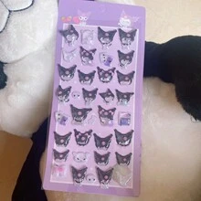 1pc Anime Cartoon Sticker, Cute Animal Kitten Sticker, Reusable Waterproof Sticker, DIY Craft Sticker, Suitable For DIY Phone Cases, DIY Sticker Notebooks, DIY Crafts, Laptops, Gift Packaging, Party Decoration, Perfect Holiday Gift, Gifts For Fans And Friends - Multicolor - View 15