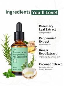 Set de cuidado del cabello con romero, máscara capilar y aceite de romero para engrosamiento y fortalecimiento del cabello, acondicionador profundo máscara capilar para cabello seco y dañado, aceite para el cabello para un cabello talla grande fuerte y saludable - otro - Ver 5