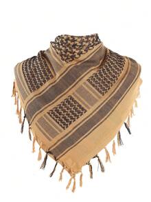 1pc Autumn/Winter New European & American Style Desert Scarf, Men's Headscarf, Motorcycle Riding Arabic Headwrap, Soft & Warm Outdoor Style - Multicolor - View 14