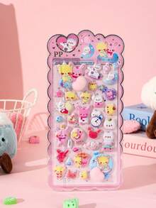 1pc (Random Style) Crystal Stickers, Cute Princess Girl Baby Stickers, Painting Stickers, Best Gift For Holidays - Multicolor - View 6