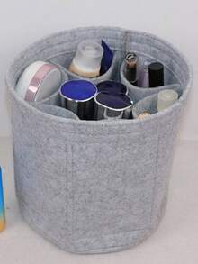 Felt Wallet Insert Organizer, Felt Handbag Organizer Insert, Shaper Insert, Portable Felt Storage Bag, Multi-Compartment Round Wallet Liner, Suitable For Bucket Bags, Dome Handbags, Tote Bags, Purse Shaper, Available In Multiple Colors, Perfect Gift For Ramadan, Eid, Valentine's Day, Christmas Or Thanksgiving - Multicolor - View 5