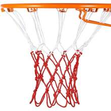 Basketball Net 12 Loops Thicker Ropes Weaved All Weather Bright Coloured Endurable Polypropylene - 1 PCS Red White - View 7