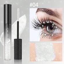 1pc Lengthening & Curling Mascara, Smudge-Proof. Fine Texture, Suitable For Stage Makeup, Can Be Applied On Eyebrows.