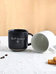 Customized Coffee Cup, Personalized Text Cup, Customized Water Mug, Personalized Ceramic Mug, Customized Designed Mug, Customizable Text Mug, Can Print Your Exclusive Text, Gift Mug, Suitable As Wedding Gift - Multicolor - View 8