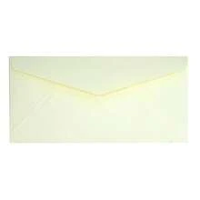 10Pcs Vintage Kraft Paper Envelopes Blank A4 Triangle Cowhide Handmade Black Set Writing Christmas Invitations 22*11CM - Black - View 5