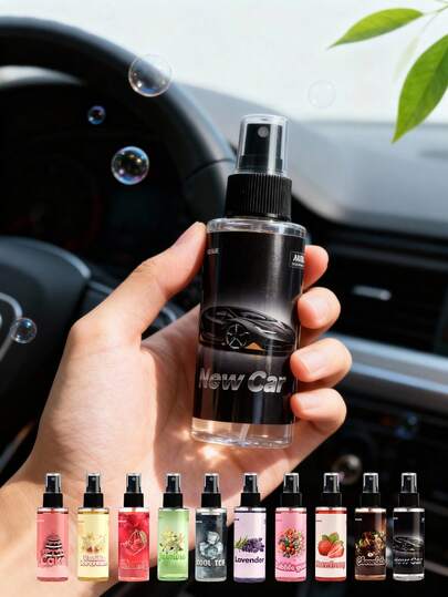 245ml Car Air Freshener Spray, House Freshener, Home/Clothing/Car/Bathroom Air Freshener, With Vanilla, Bubble Gum, Cherry, New Car Scents.Long Lasting Indoor Fragrance, Powerful Deodorant, Remove Odors, Suitable For Home Decor, Living Rooms, Bedrooms, Bathrooms, Study Rooms, Wardrobes, Pet Rooms, Car Decor, Offices, Hotels.Mother's Day, Bestfriend, Wedding'Gifts.