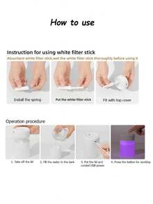 5个/10个/套 香薰加湿器+香薰精油，香薰扩散器，适用于家庭、酒店、浴室除臭、香氛，USB供电，持久留香空气清新剂（玫瑰、海洋、茉莉、柠檬、薰衣草、樱花、檀香、香草） - 多款香型 - 查看 11