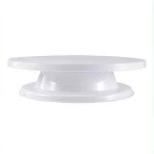 1 Plastic Rotating Cake Stand, Plastic Rotating Cake Stand For Baking, Cake Base, Display Stand, Rotating Cake Turntable For Baking, Non-Slip Plastic Rotating Cake Turntable, DIY Style Baking Tools - 彩色 - 查看 10