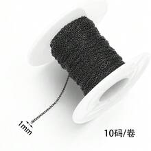 10m/Roll Stainless Steel Flat Cross Chain, Minimalist Fashion Flattened O-Shape Delicate Chain, Rust-Resistant Handmade Jewelry Accessory Chain, DIY Jewelry Making Chain - Long Flat Cross Chain - View 26