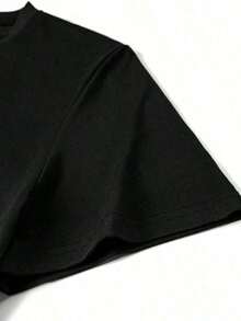 Camiseta de algodón para hombre, corte cómodo, tijeras de barberíasummer - Negro - Ver 3