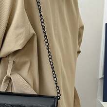 Women's Y2K Shoulder Bag, Cute Mini Crossbody Bag With Top Handle And Snap Closure, Punk Style Handbag - Black - View 4