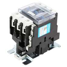 CJX2-6511 Montaje en carril AC Contactor Bobina Industrial Eléctrica 3 postes AC Contactor 220V 65A - Negro - Ver 7