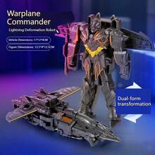 1pc Upgraded Children's Transforming Robot Car Model - One-Button Transformation - Non-Alloy Version Movable Toy For Boys - [Boy's Gift/Children's Birthday Surprise/Creative Educational Toy] Cool Transforming Model - Perfect Gift - Multicolor - View 5