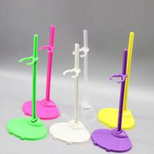 5/20 piezas Soporte de exhibición transparente | Duradero y moderno | No se necesita energía, adecuado para decoración del hogar y la oficina, soporte para muñecas (estilo aleatorio) - transparente - Ver 8