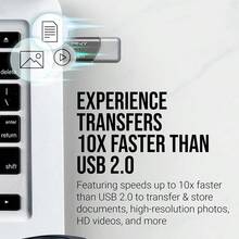 PNY Turbo Attaché 3 Unidad Flash USB 3.0 de 128 GB Color Plateado Paquete de 2-0002 - 128 GB+FLASH DRIVE - Paquete de 2 - Ver 4