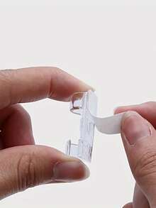 100/40/20个装粘性电缆夹，透明电线支架，用于电源线管理，塑料电缆夹，适用于墙壁和桌子下方 - 無色 - 查看 6