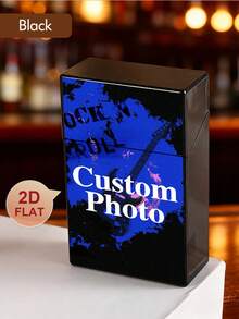1pc Customized Cigarette Case, Suitable Gift For Smokers, Customized Cigarette Case (Cigarettes Not Included, Only The Case) As Gift For Him, Christmas Gift - Cigarette Case - View 8
