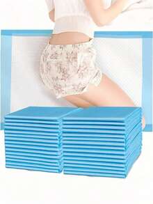 20pcs High Quality Disposable Absorbent Pads, Tear-Resistant Disposable Bed Pads, Super Absorbent Nursing Pads, Thickened Adult Incontinence Pads, Also Suitable For Elderly; Can Also Be Used As Pet Training Pads. - Multicolor - View 10