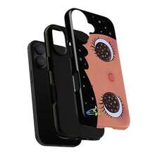 Dreamy INS Glittering Big Eyes Comic Girl Lovely Phone Case, Cute Kawaii Big Eye Anime Phone Case For IPhone 17 16 15 14 13 12 11 Pro Max X XS & SS Galaxy S21–S25 Plus Ultra, Kawaii Aesthetic Big Eyelash Tough Case,Cute Y2K Cartoon Girl Gift For Her Him - 選項 2 - 查看 6