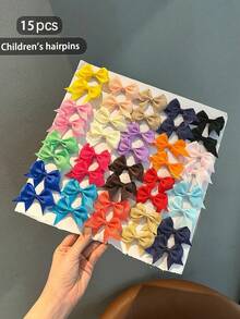 40/20/15/60件套装，随机颜色蝴蝶发夹，可爱韩版时尚发饰，适合日常佩戴，返校季必备 - 彩色 - 查看 11