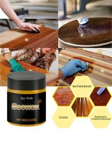 木材护理抛光蜂蜡，家具翻新增亮去污抛光护理蜡 - 1件裝 - 查看 11