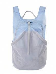 CAMEL CROWN 轻便户外运动背包，徒步旅行登山装备背包 - 藍色 - 查看 8