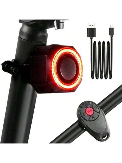 TendenciaTrixter Alarma Antirrobo para Bicicleta Motocicleta, Sirena Antirrobo con Control Remoto 110dB Inalámbrico, IP65 Vibración Sensor De Movimiento 7 Niveles, Alarma De Vehículo (TX-KS-SF33R&WL10)Calidad premium