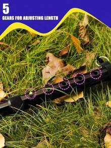 Foldable Hiking Poles Lightweight Telescopic Walking Stick Women And Men Collapsible Outdoor Walking Sticks 5-Section Telescopic Hiking Stick Suitable For Hiking Camping Trekking Travel Hiking Mountaineering Outdoor Exploration Activities Hiking Stick Camping Essentials Camping Gear Travel Accessories - Multicolor - View 6