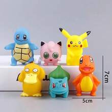 13Pcs 1Set Pokemon Cake Anime Figure Pikachu Party Happy Birthday Pokemon Cake Decoration Supplies Ornaments Boy Kids Gift(Randomness May Have Minor Flaws) - Multicolor - View 2