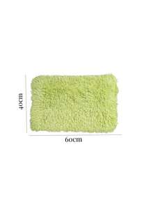 Tapete Felpudo 40x60cm Retangular Opções Cores - Verde - Visão 2