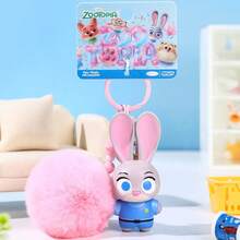 Miniso Disney Zootopia Judy/Nick Series Blind Box Keychain - Other Characters Cute Shape + Ball Accessory Dual-Use Key/Bag Charm Toy Blind Box(1 PC Random Delivery) - Multicolor - View 3