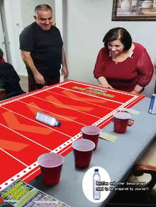 卷轴计分游戏 - 创意饮酒游戏，适合派对活动、订婚派对和汽车派对，完美礼物，聚酯纤维材质，圣诞装饰、家居装饰、新年游戏道具 - 彩色 - 查看 2