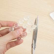 24pcs Anti-Collision Pads, Muffler Buffer Stickers, Toilet Lid Water Tank, Cabinet Anti-Collision, Doors And Windows Anti-Skid Rubber Particle Furniture Dust-Proof And Quiet - Transparent - View 10