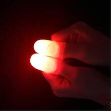 LED Magic Finger Lights, Magic Tricks, Thumb Lights, Pranks Toys, Luminous Magic Fingers, Fake Fingers, Magic Show, Party Supplies, Magic Props, Decorations - Multicolor - View 6
