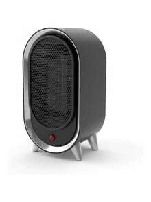 Calentador Portátil Eléctrico 900W con 2 Velocidades, Protección contra Sobrecalentamiento y Antivuelco; (10.5*13.5*24.5 cm). Bluelander - Negro - Ver 6