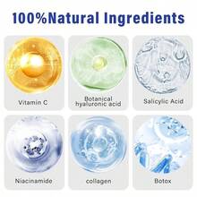 Niacinamide Anti-Aging Facial Serum (Serum), 2-Bottle Pack, Targets Fine Lines And Wrinkles, Firms Skin, Deeply Moisturizes, Promotes Collagen And Elastin Production. Prevents Skin Aging, Prevents Facial Muscle Contraction, Suitable For All Skin Types. - 2-bottle - 查看 8