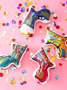 10/15/20pcs Colorful Sequin Tasseled Fake Fish Decorations, With Small Bells And Pompoms Design, Suitable For Weddings, Birthdays, Christmas, New Year, Halloween Carnival Parties, Party Supplies And Gifts, Festive Essentials, Fun Patterns, Best Random Assortment - Multiple Specifications and Colors - View 3