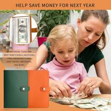 100pcs Envelope Challenge Loose-Leaf Binder, Savings Challenge Notebook (With Envelopes), Envelope Savings Challenge Binder, Help You Achieve Your Savings Goal Successfully - Multicolor - View 5