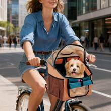 Dog Bicycle Basket, Pet Carrier Backpack, Dog Bicycle Basket Carrier - 橘色 - 查看 9