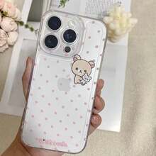 Lovely R-Rilakkuma Clear Case For 16 15 14 13 12 Mini 11 Pro Max XS X XR 8 7 Plus Shockproof Liquid Silicone Cover Funda. Christmas Accessories. Rilakkuma Anime Mobile Phone Case Cheap Phone Cases Pink Christmas Cute Phone Cases Gifts For Women Silicone Phone Case Y2k Phone Case Fundas Funda Para S25 Ultra Phone Case Phone Cases 14 Fall 17 Pro Case Bear Phone Case 17 Pro Max Case 14 Cases Family 2026hot - Trong sáng - Xem 4