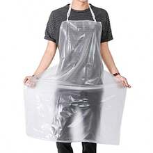 Unisex 47"x27.5" Heavy Duty Transparent PVC Waterproof Dish Washing Aprons - como en la foto - Ver 3