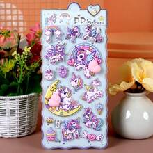 1个柔软可爱的挤压式减压贴纸，多种图案可选（独角兽、熊猫、柴犬），是情人节、新年礼物的理想之选。 - 彩色 - 查看 6