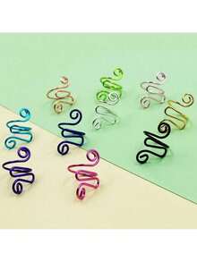 EstiloAFUNTA - 10 anillos de ganchillo ajustables para tejer dedos, ganchillo, suministros de ganchillo, soporte de hilo, contadores de puntadas para ganchillo con caja de almacenamientoVersión mejorada - 1 - Ver 8