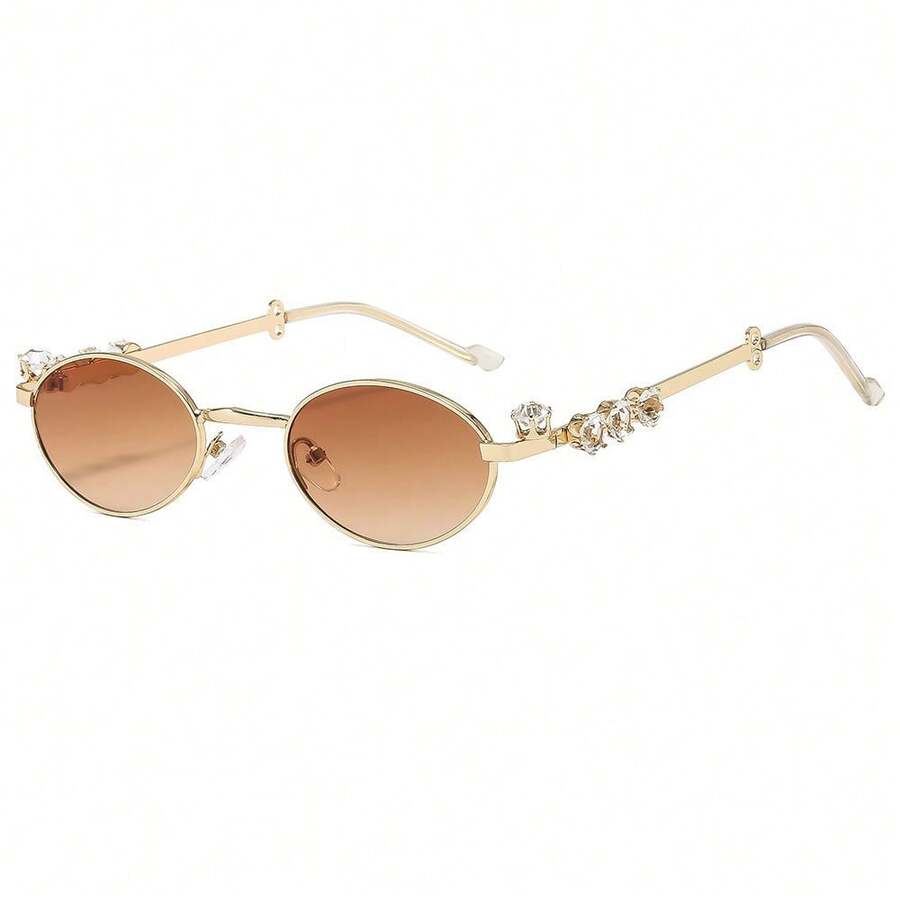 Women Glasses Accessories - 金架漸強茶片 - 查看 1