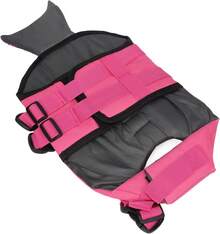 Chaleco Salvavidas Perro, Chaleco Salvavidas para Perros Transpirable, Elegante, Fácil de Usar Chaleco Salvavidas para Mascotas de Flotación Cómodo Ajustable con Asa para Nadar (M)