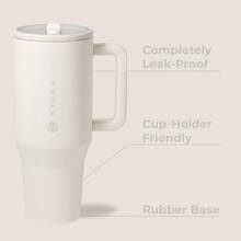 Hydro - Jug 40 Oz - Pink Gingham With Handle & Flip Straw Tumbler. - 粉紅色方格 - 查看 2